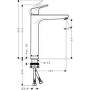 Hansgrohe Focus - Umývadlová batéria 230, chróm 31532000