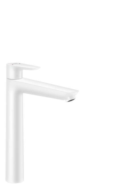 HansGrohe Talis E - Umývadlová batéria s výpusťou, matná biela 71716700