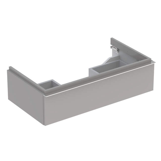 Geberit iCon - Spodná skrinka pod umývadlo, 890x240x477 mm, platinová lesklá 840292000