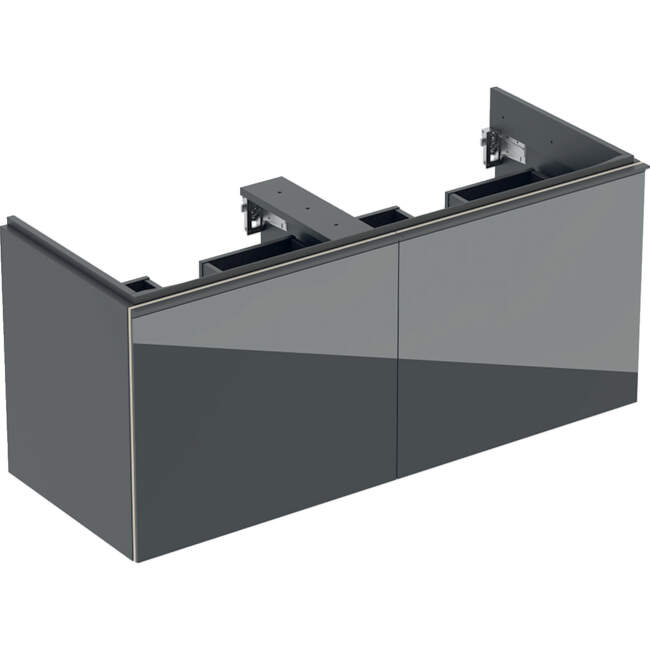 Geberit Acanto - Skrinka pod dvojumývadlo 1200 mm, lávová 500.613.JK.2